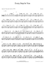 Every Step in You Blue Salt Full Drum Transcription / Drum Sheet Music COPYDRUM