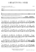 Those Who Make Me Sad (나를 슬프게 하는 사람들) Kim Kyung Ho (김경호) Full Drum Transcription / Drum Sheet Music COPYDRUM