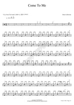 Come to Me (Live at Capitol Records 2009) Brian Culbertson Full Drum Transcription / Drum Sheet Music COPYDRUM