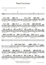 Want You Gone Aperture Science Psychoacoustic Laboratories (ASPL) Full Drum Transcription / Drum Sheet Music COPYDRUM
