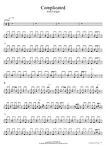 Complicated Avril Lavigne Full Drum Transcription / Drum Sheet Music COPYDRUM