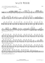 Noona Is the Best (누나가 딱이야) Youngtak (영탁) Full Drum Transcription / Drum Sheet Music COPYDRUM