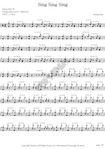 Sing Sing Sing Swing Girls Full Drum Transcription / Drum Sheet Music COPYDRUM