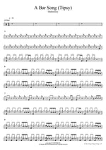 A Bar Song (Tipsy) Shaboozey Full Drum Transcription / Drum Sheet Music COPYDRUM