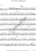 Victor Konkov Lets Get it Restarded Drum Cover Full Drum Transcription / Drum Sheet Music COPYDRUM