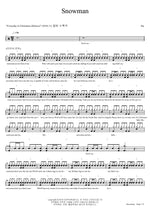 Snowman Sia Full Drum Transcription / Drum Sheet Music COPYDRUM