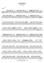 Auratune Dave Weckl Full Drum Transcription / Drum Sheet Music COPYDRUM