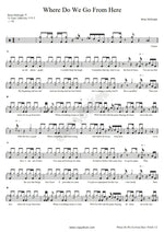 Where Do We Go from Here Brian McKnight Full Drum Transcription / Drum Sheet Music COPYDRUM