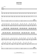 BOOM X Ambassadors Full Drum Transcription / Drum Sheet Music COPYDRUM