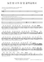 In Front of Your Alley Late at Night (늦은 밤 너의 집 앞 골목길에서) Noel (노을) Full Drum Transcription / Drum Sheet Music COPYDRUM