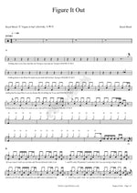 Figure It Out Royal Blood Full Drum Transcription / Drum Sheet Music COPYDRUM