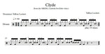 Clyde (Meinl Cymbals Promo) TaRon Lockett Full Drum Transcription / Drum Sheet Music Franki Bio