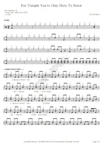 For Tonight You're Only Here to Know The Distillers Full Drum Transcription / Drum Sheet Music COPYDRUM