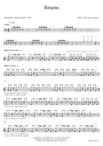 Returns MC the Max Full Drum Transcription / Drum Sheet Music COPYDRUM