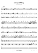 Backyard Boy Claire Rosinkranz Full Drum Transcription / Drum Sheet Music COPYDRUM