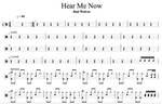 Hear Me Now Bad Wolves Full Drum Transcription / Drum Sheet Music Cyril Mayer
