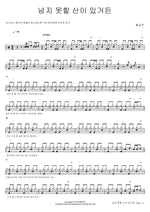 If There Is a Mountain You Can't Climb (넘지 못할 산이 있거든) Hwang Gong Ju (황공주) Full Drum Transcription / Drum Sheet Music COPYDRUM