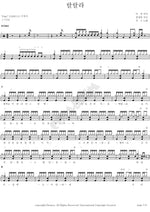 Lalalala (랄랄라) Geeks (긱스) Full Drum Transcription / Drum Sheet Music COPYDRUM