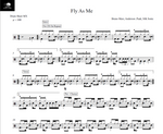Fly as Me Bruno Mars, Anderson .Paak, Silk Sonic Full Drum Transcription / Drum Sheet Music Drum Sheet MX