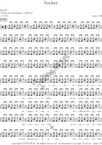 Socker Kent Full Drum Transcription / Drum Sheet Music COPYDRUM