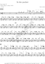 In the Pocket Dave Weckl Full Drum Transcription / Drum Sheet Music COPYDRUM