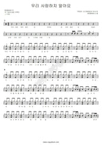 Let's Not Fall In Love (우리 사랑하지 말아요) Bigbang (빅뱅) Full Drum Transcription / Drum Sheet Music COPYDRUM
