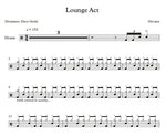 Lounge Act Nirvana Full Drum Transcription / Drum Sheet Music Franki Bio