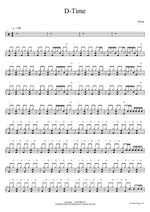 D Time Robiq Full Drum Transcription / Drum Sheet Music COPYDRUM