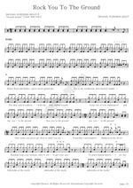 Rock You To The Ground Michael Schenker Group Full Drum Transcription / Drum Sheet Music COPYDRUM