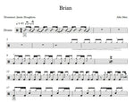 Brian Alfa Mist Full Drum Transcription / Drum Sheet Music Franki Bio