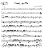 Crash Into Me Dave Matthews Band Full Drum Transcription / Drum Sheet Music DrumSetSheetMusic.com