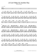(I Can't Make It) Another Day Michael Jackson Full Drum Transcription / Drum Sheet Music COPYDRUM