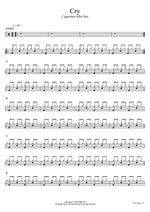 Cry Cigarettes After Sex Full Drum Transcription / Drum Sheet Music COPYDRUM