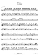 Winner (Winner) ONEW (온유) Full Drum Transcription / Drum Sheet Music COPYDRUM