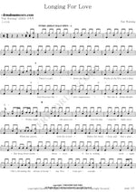 Longing for Love Fair Warning Full Drum Transcription / Drum Sheet Music COPYDRUM