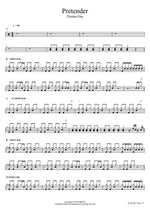 Pretender Thomas Day Full Drum Transcription / Drum Sheet Music COPYDRUM