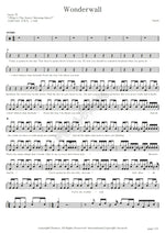 Wonderwall Oasis Full Drum Transcription / Drum Sheet Music COPYDRUM