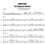 The Emptiness Machine Linkin Park Full Drum Transcription / Drum Sheet Music Drum Recipes