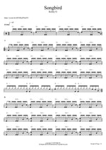 Songbird Kenny G Full Drum Transcription / Drum Sheet Music COPYDRUM