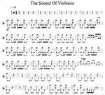 Sound of Violence Parkway Drive Full Drum Transcription / Drum Sheet Music Cyril Mayer