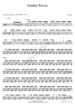 Golden Waves Casiopea (カシオペア) Full Drum Transcription / Drum Sheet Music COPYDRUM