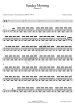 Sunday Morning Freedom Orchestra Full Drum Transcription / Drum Sheet Music COPYDRUM