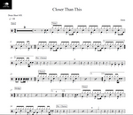 Closer Than This Jimin (지민) Full Drum Transcription / Drum Sheet Music Drum Sheet MX