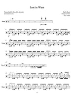 Lost in Wars Battle Beast Full Drum Transcription / Drum Sheet Music Jaslow Drum Sheets