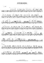 FULL+BAND STEROIDS+PA Full Drum Transcription / Drum Sheet Music COPYDRUM