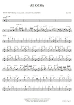 All of Me Jazz Club Full Drum Transcription / Drum Sheet Music COPYDRUM