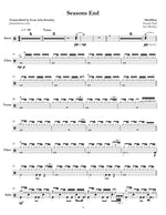 Seasons End Marillion Full Drum Transcription / Drum Sheet Music Jaslow Drum Sheets