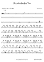 Keep On Loving You REO Speedwagon Full Drum Transcription / Drum Sheet Music COPYDRUM