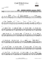 Cold With It Live Kate Stewart Full Drum Transcription / Drum Sheet Music COPYDRUM