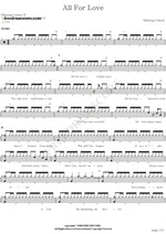 All for Love (Live) Hillsong United Full Drum Transcription / Drum Sheet Music COPYDRUM